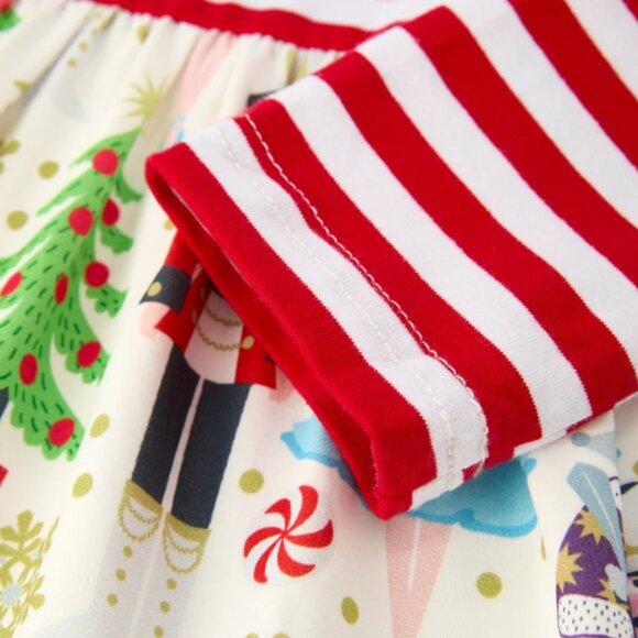 Boutique Nutcracker Girls Long Sleeve Christmas Dress - Picture 3 of 6